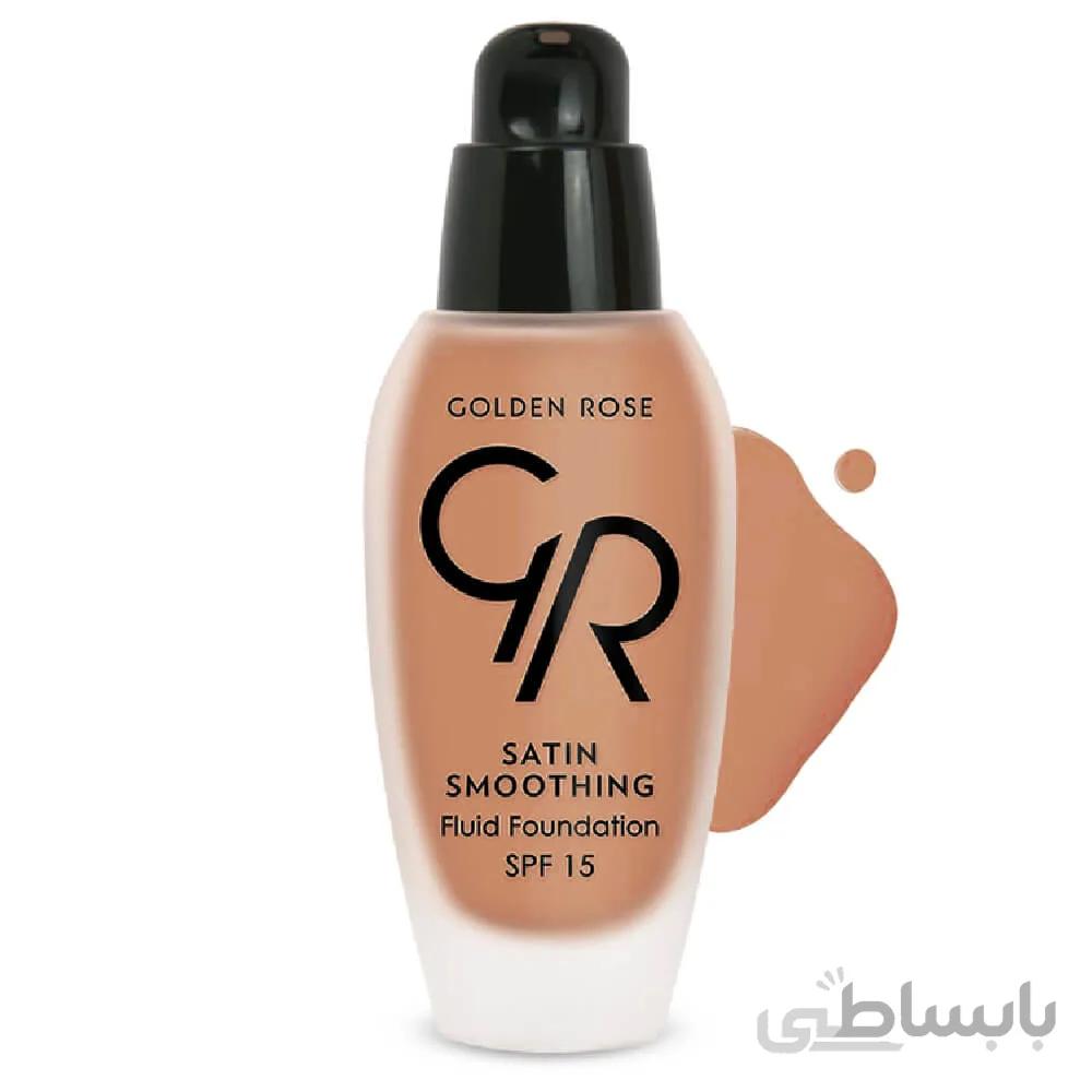 کرم پودر ساتین گلدن رز شماره 29 ا Golden Rose Satin Smoothing Fluid Foundation No. 29
