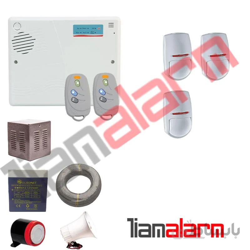پکیج دزدگیر اماکن باسیم مدل سایلکس تلفنی SL14PY3