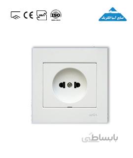 پریز برق آسیا الکتریک (الماس سفید)