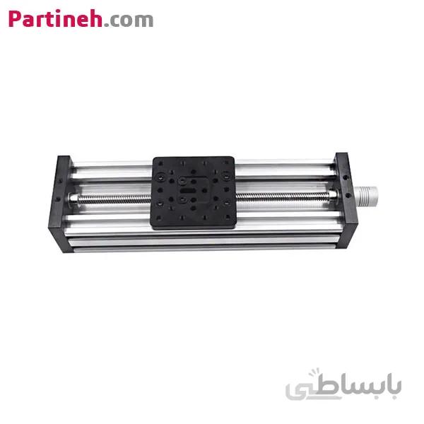 ماژول حرکت خطی c-beam لید اسکرو T8 گام 2 میلیمتر طول کورس 350 میلیمتر ا 3D Printer Z Axis c-beam T8 Lead Screw OD 8mm Pitch 2mm 350mm CNC sliding table linear actuator bundle kit