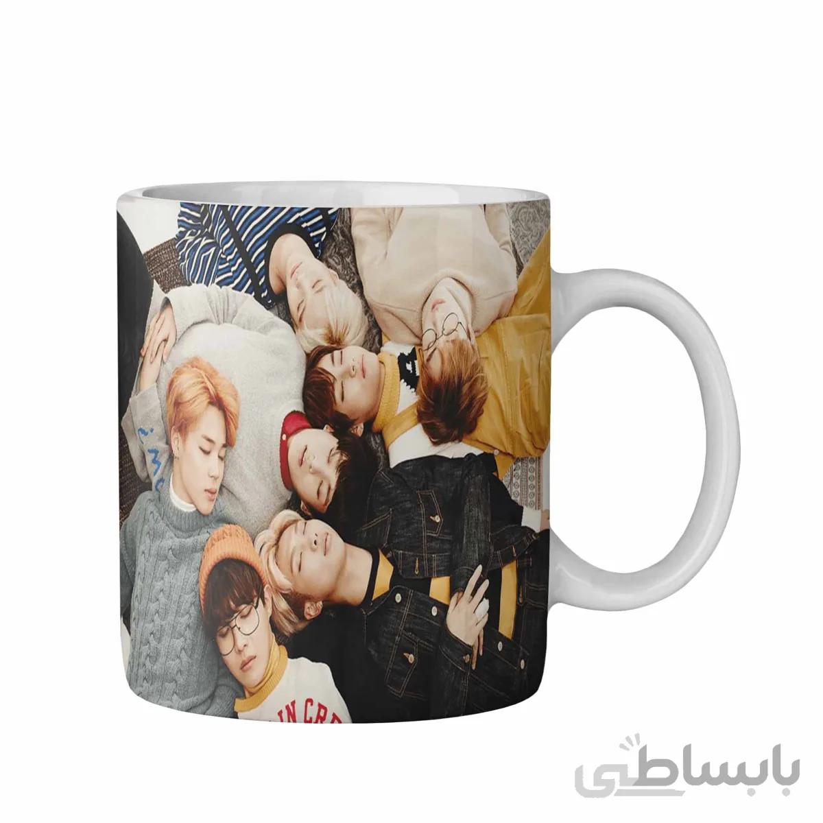 ماگ طرح بی تی اس BTS-کپی