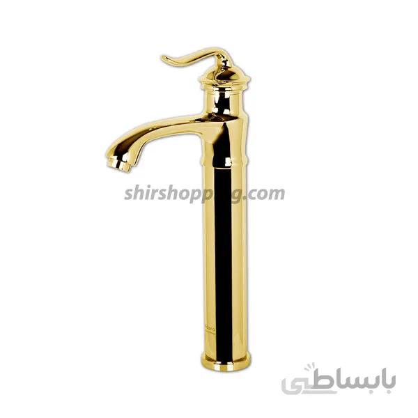 روشویی پایه بلند دانوب طلایی کسری