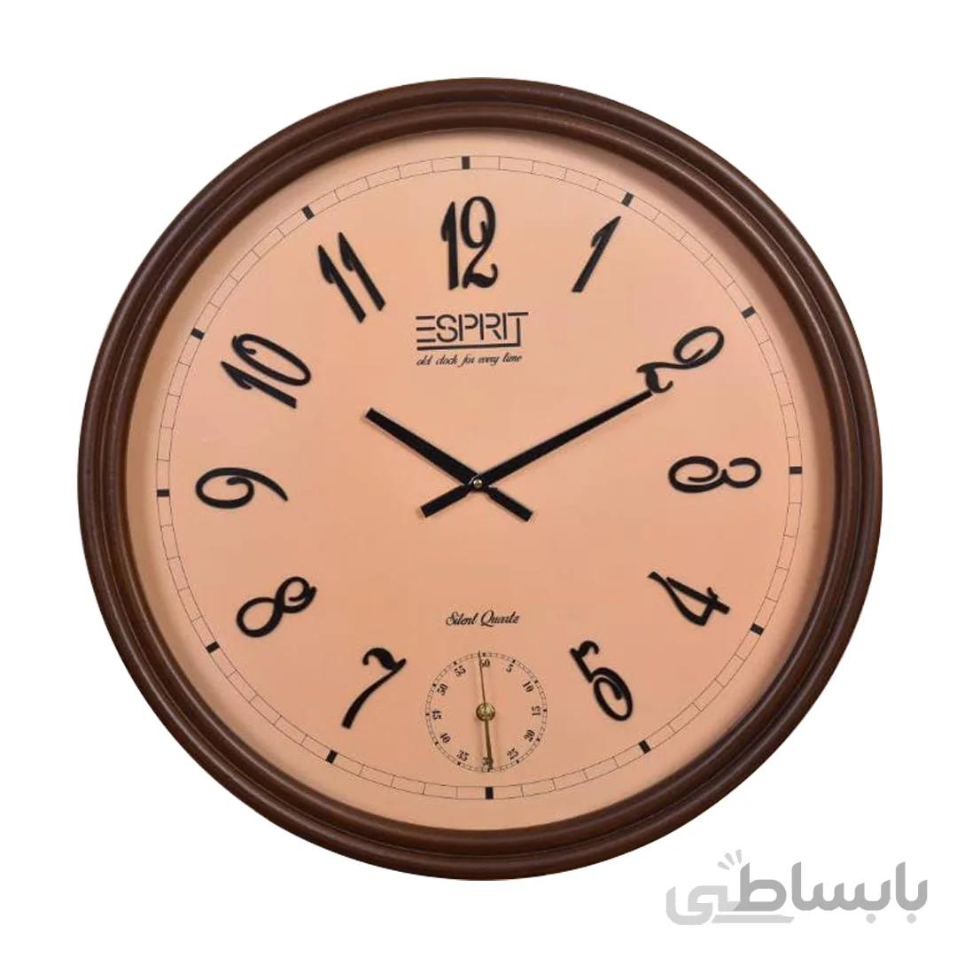 ساعت دیواری قاب چوبی اسپریت کد 2007