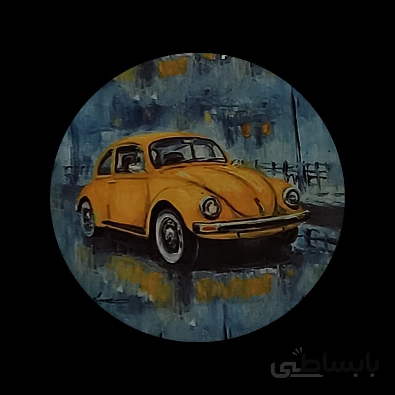 پیکسل طرح ماشین کلاسیک