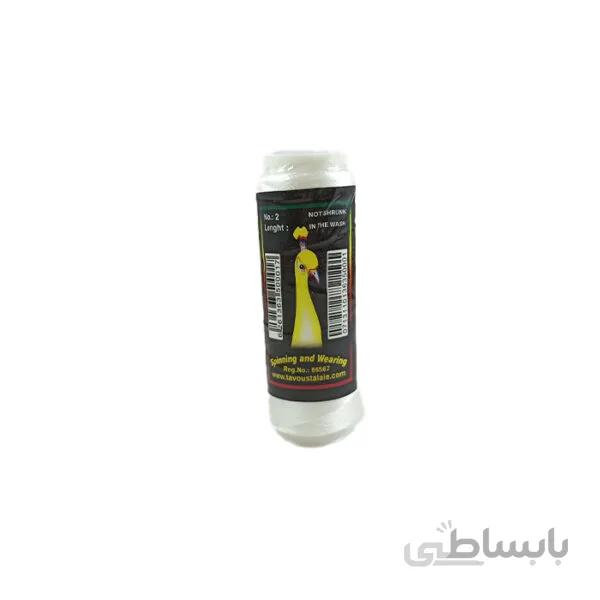 نخ ابریشمی شماره 2 سفید کد 4535A