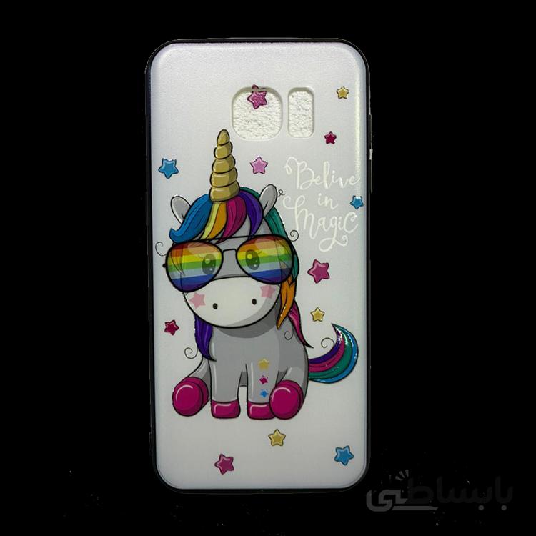 قاب سامسونگ S7 EDGE طرح یونیکورن/SAMSUNG S7 EDGE