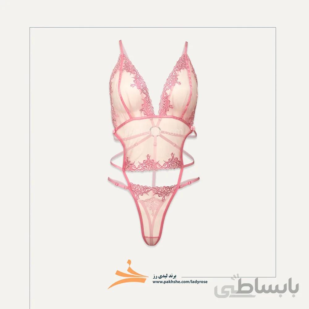 بادی فانتزی تورگاز صورتی زنانه برند لیدی رز کد 2015