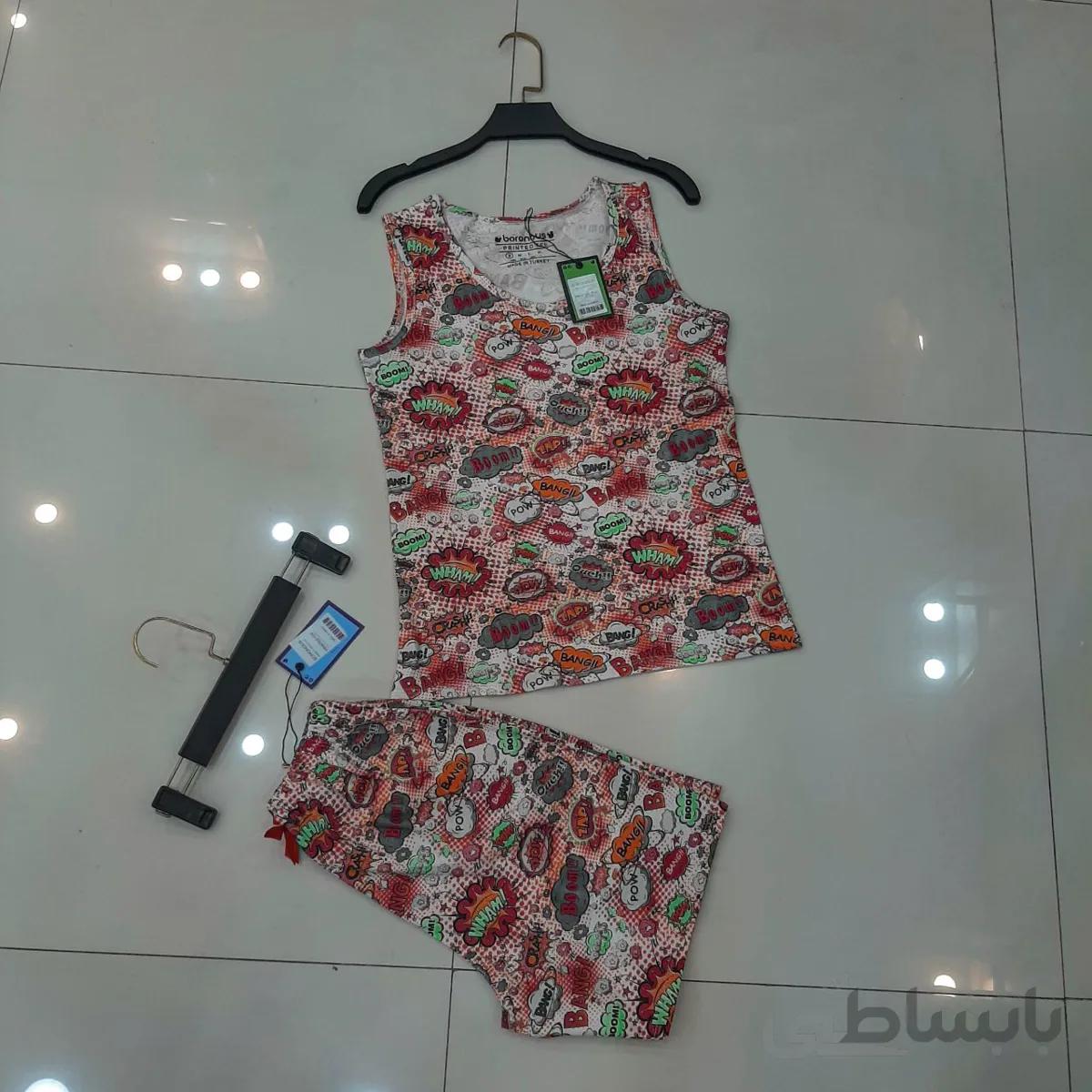 تاپ و شلوارک زنانه ترک برند borunous