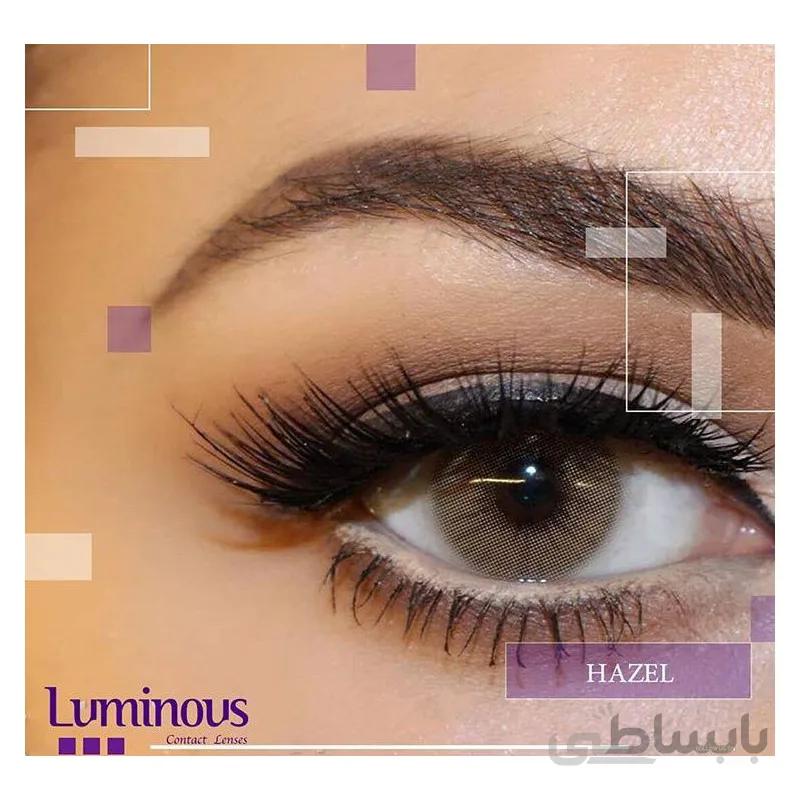 لنز رنگی سالیانه لومینوس LUMINOUS رنگ hazel – هفت قلم کالا