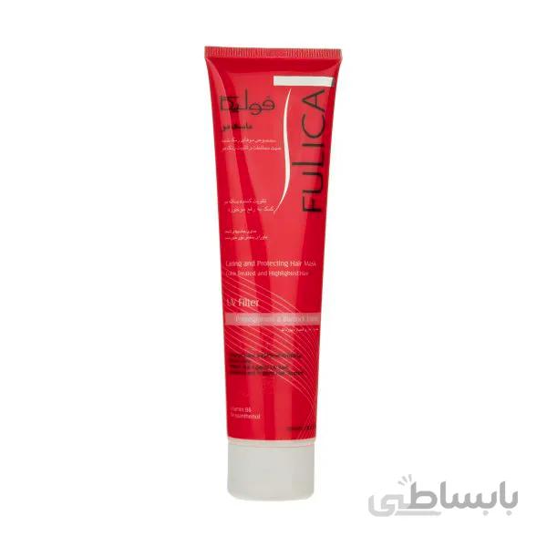 ماسک مو مناسب موهای رنگ و هایلایت شده فولیکا حجم ۱۰۰ میلی لیتر ا Fulica Colored and Highlighted Hair Mask