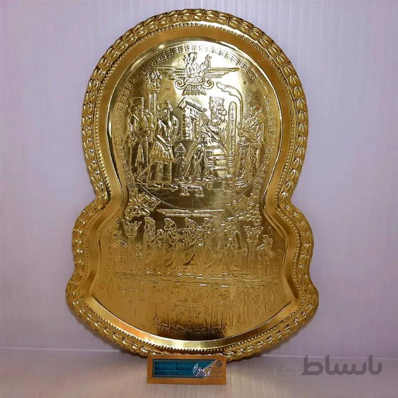 سینی سماور ۴برنجی قلم کد ۱۳۲۶۳۲۶۶۴۴۰