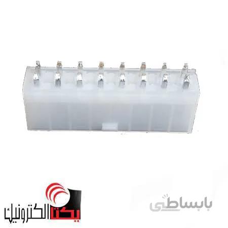 کانکتور 16پین ATX نری صاف(8*2 پین ) مولکسی