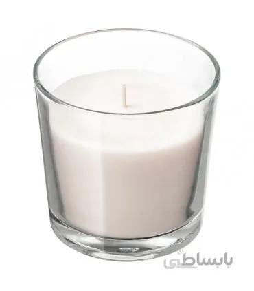 شمع معطر وانیلی ایکیا مدل SINNLIG سایز ۹ سانتی متری