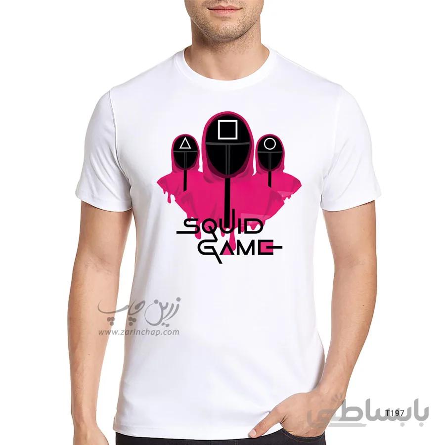 تیشرت طرح بازی مرکب مدل T197