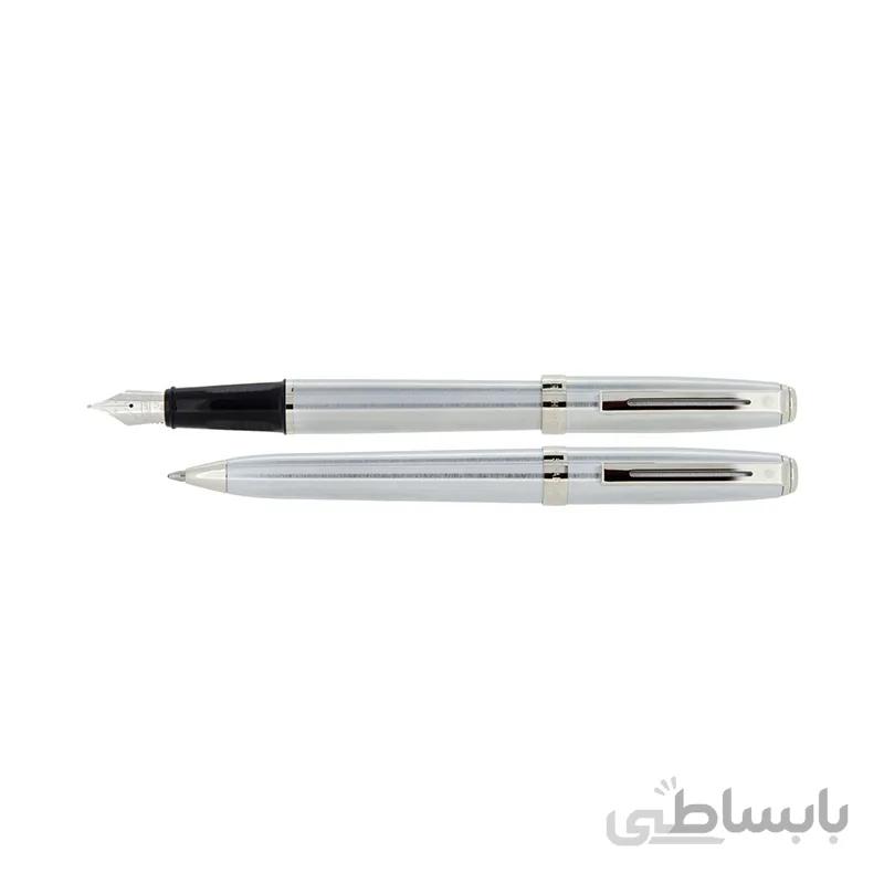 ست خودکار و خودنویس شیفر مدل PRELUDE استیل گیره استیل