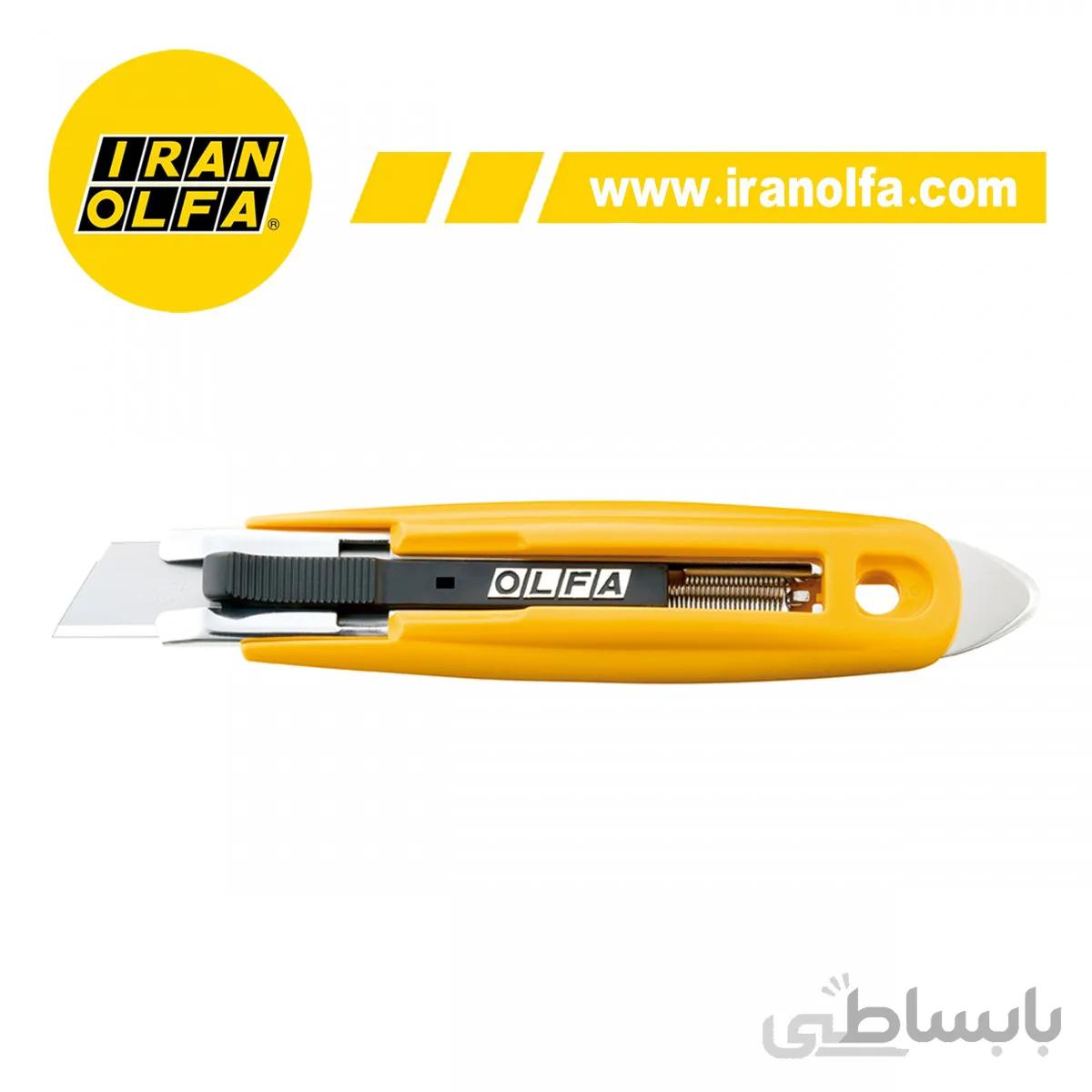 کاتر ایمن با قفل فنری الفا OLFA ژاپن مدل 9 SK