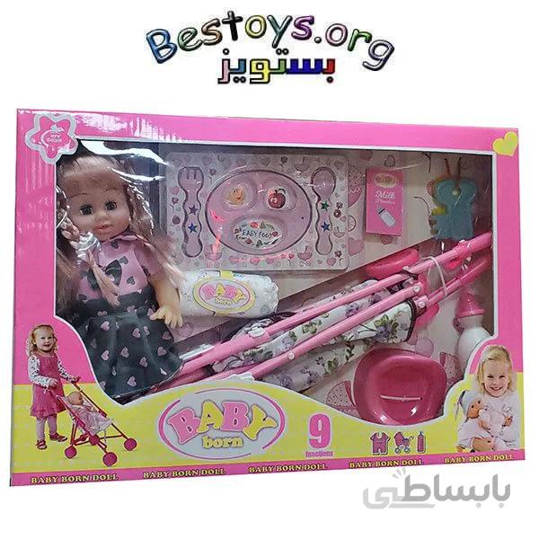 عروسک دخترانه مدل Baby born کد 4
