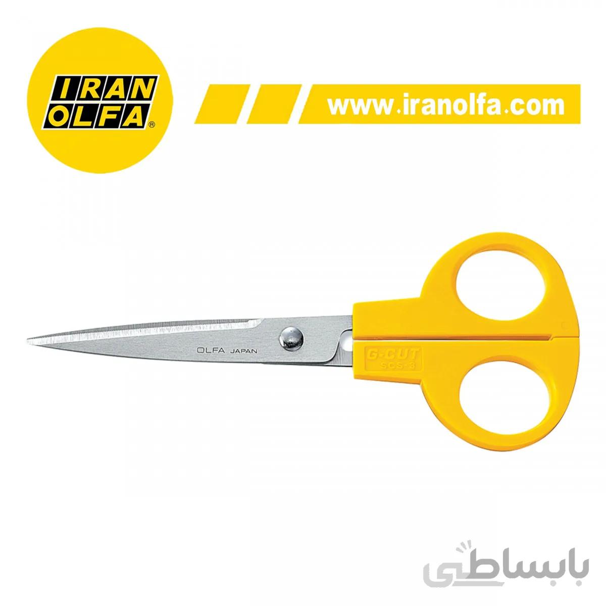 قیچی الفا OLFA ژاپن مدل SCS 3