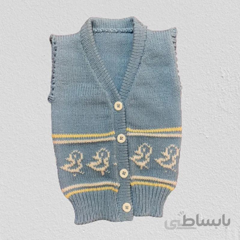 جلیقه بافتنی بچه گانه