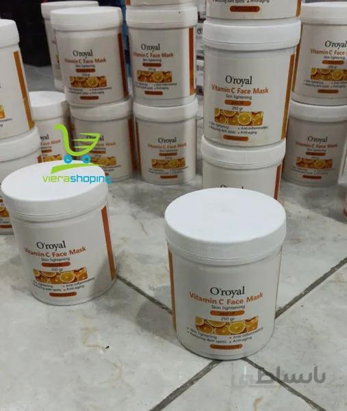 ماسک پودری پیلاف ویتامین سی اورویال Oroyal اصل