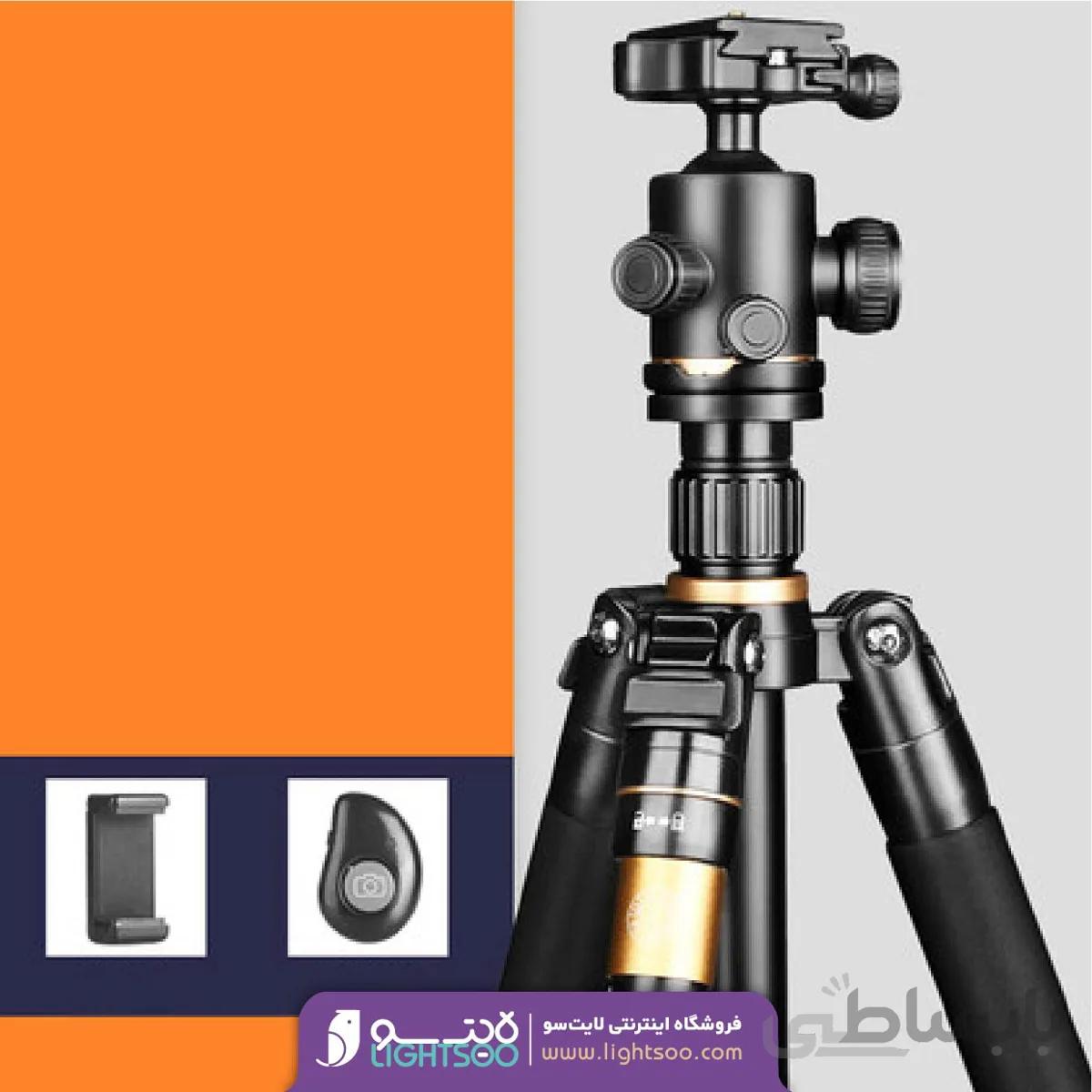 سه پایه حرفه ای دوربین ( Lightweight Times Q222)