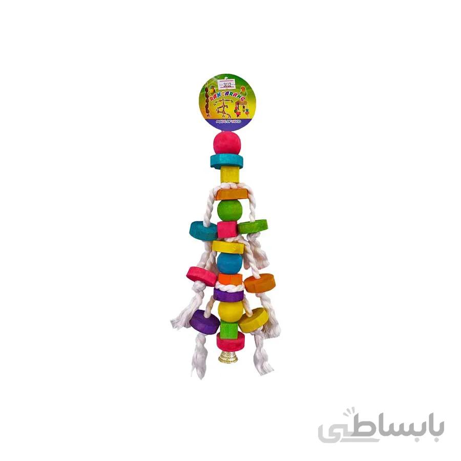 بازی چوبی طوطی مدل Ab.3032.R