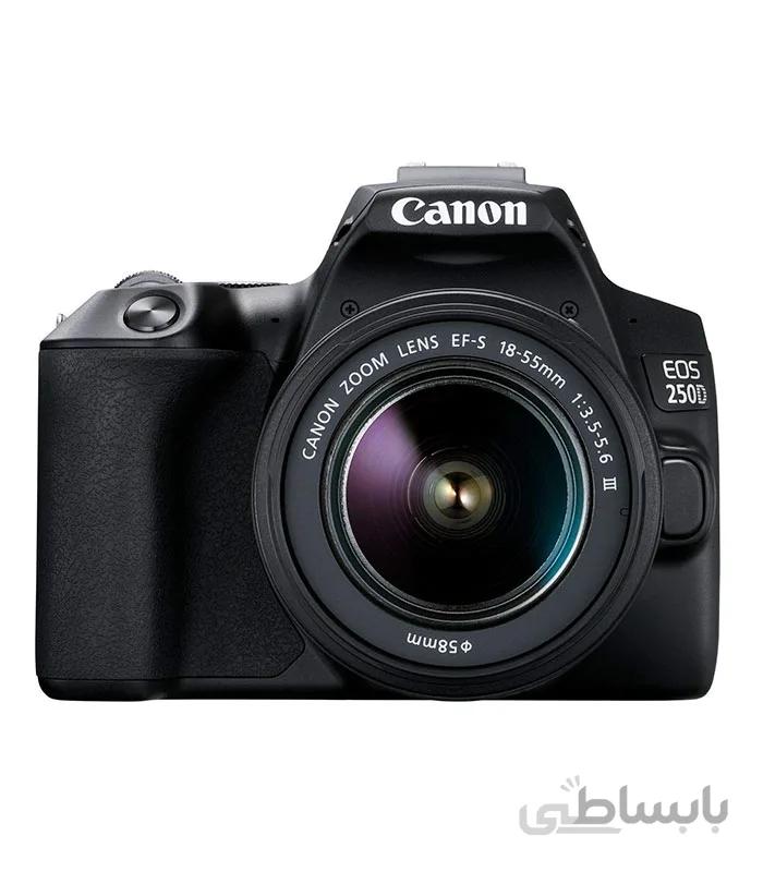 دوربین دیجیتال کانن مدل EOS 250D به همراه لنز 18-55 میلی متر DC III ا Canon EOS 250D 18-55 DC III Digital Camera کد 300828