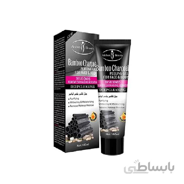 ژل لایه بردار صورت و بدن ایچون بیوتی AICHUN BEAUTY مدل ذغال