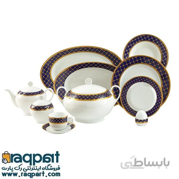 چینی زرین سرویس 12 نفره ایتالیا اف طرح هلیا