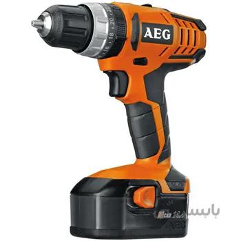 دريل پيچ گوشتي چکشي شارژي آاگ مدل BSB 14G2-Kit به همراه لوازم جانبي ا AEG BSB 14G2 Kit Hammer Drill Driver With Accessories