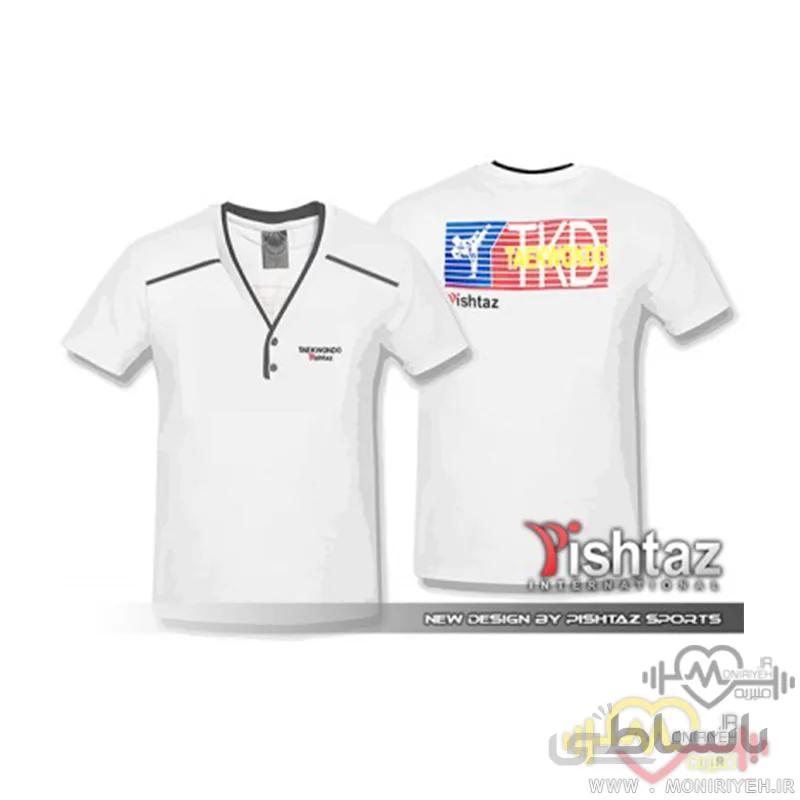 تی شرت تکواندو یقه هفت طرح TDK