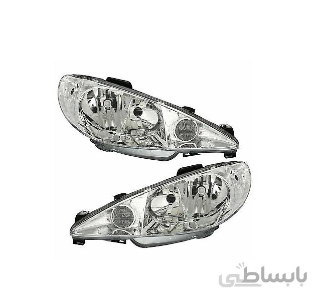چراغ جلوی پژو 206 جفت برند مدرن