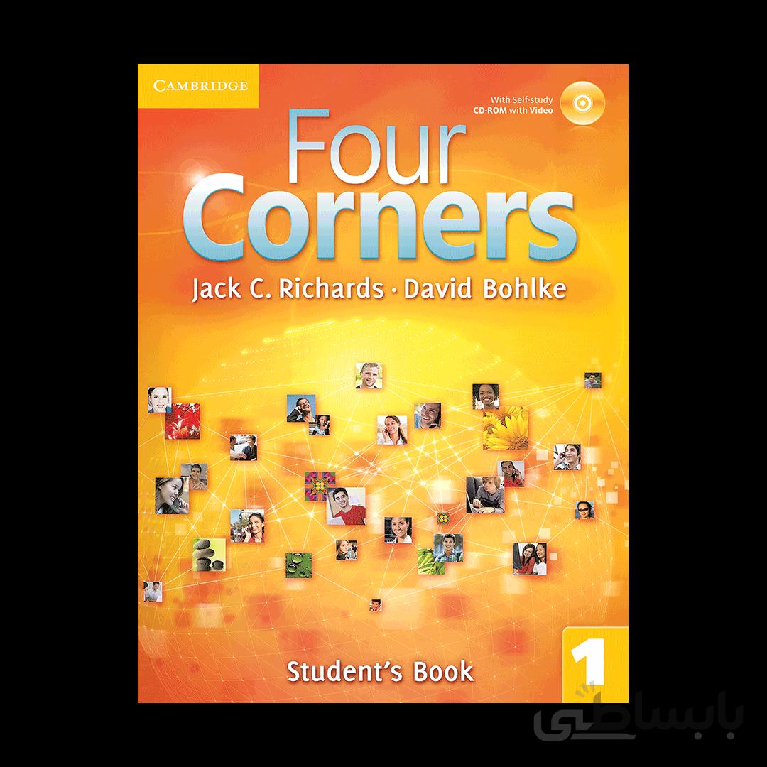 Four Corners 1 St+wb+cd کتاب زبان