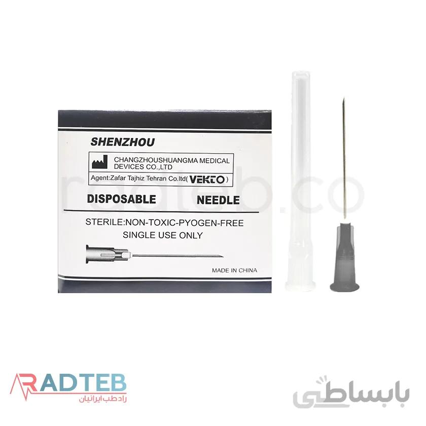 سرسوزن گیج 22 مشکی وکتو