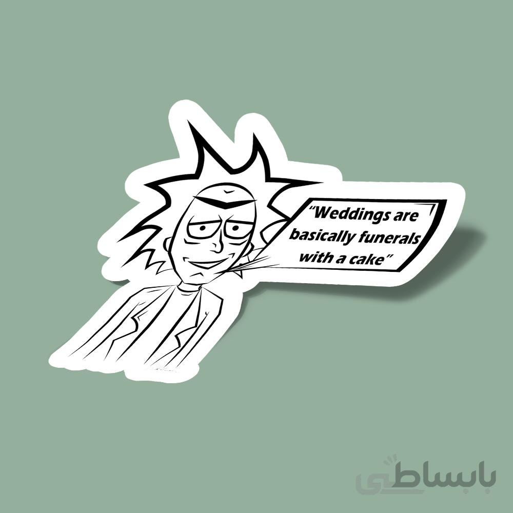 استیکر Rick and Morty