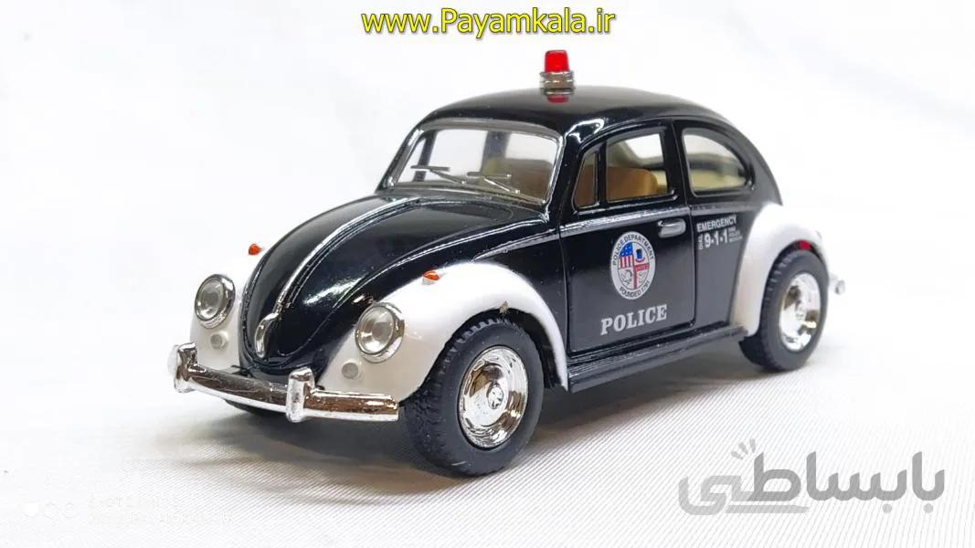 ماشین فلزی فولکس (VOLKSWAGENBEETLE KINSMART) پلیس
