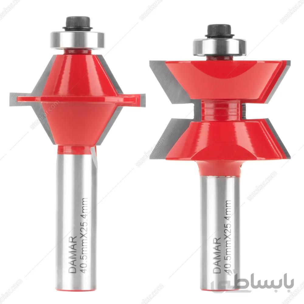 ست تیغ اتصال پروانه ای دامار مدل DMBM4174WB ا Damar DMBM4174WB Router Bit