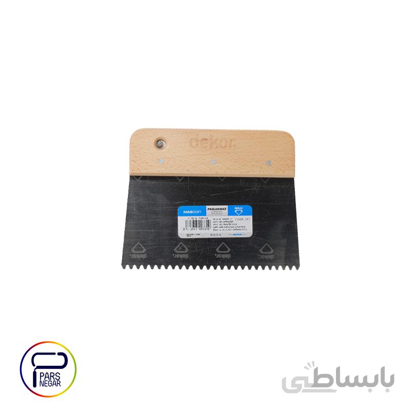 لیسه شانه ای فلزی دندانه ریز دکور ۲۰ سانت
