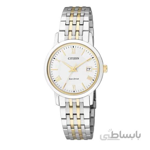 ساعت مچی زنانه سیتیزن citizen اورجینال مدل ew1584-59a