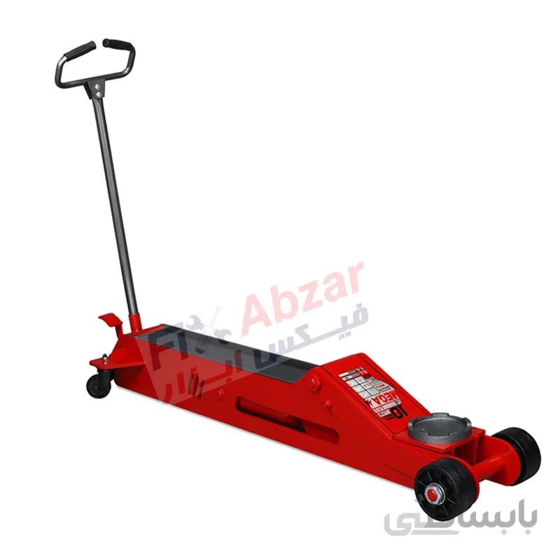 جک سوسماری 10 تن مگا MEGA مدل T10 ا Mega Trolley Jack 10 ton Model T10