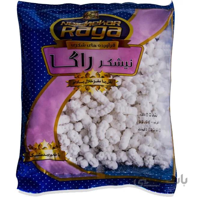 نقل بیدمشک مغز بادام 400 گرمی راگا کد NO-1