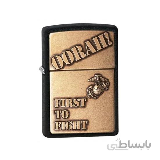 فندک زیپو Zippo Marines-First to Fight کد 28368 ا Zippo Marines-First to Fight 28368 Lighter