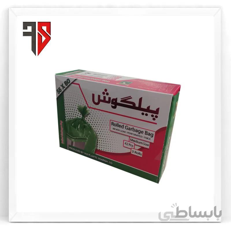کیسه زباله رولی سایز 80×55 42عددی