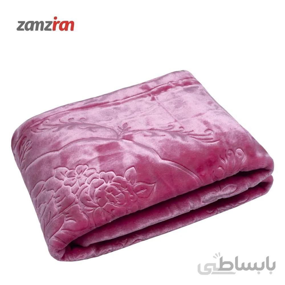 پتو یک نفره نرمینه مدل سوپر برجسته