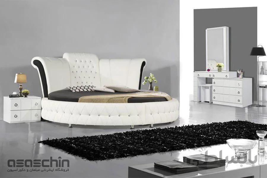 سرویس خواب دو نفره گرد صدف
