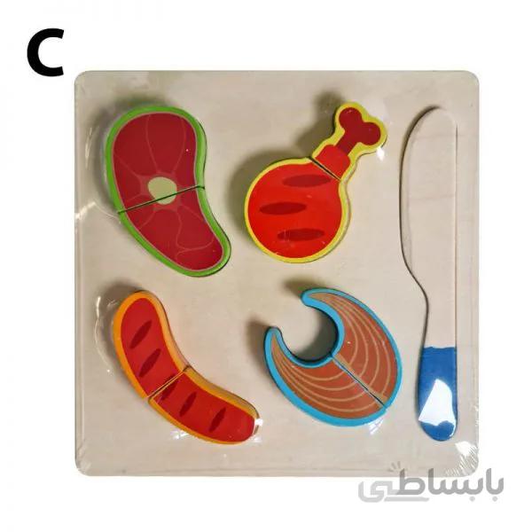 پازل جاگذاری چوبی(مرغ)