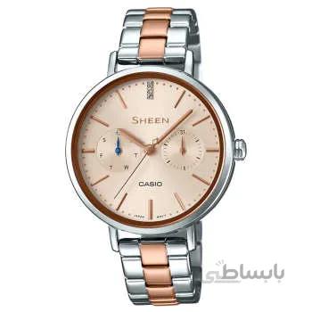 ساعت مچی عقربه ای زنانه کاسیو مدل SHE-3054SPG-4AUDR ا Casio SHE-3054SPG-4AUDR Watch For Women