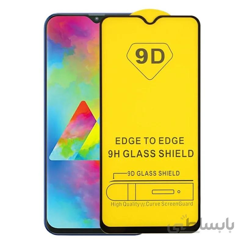 گلس فول چسب شیشه ای samsung A6 ا Full Glass
