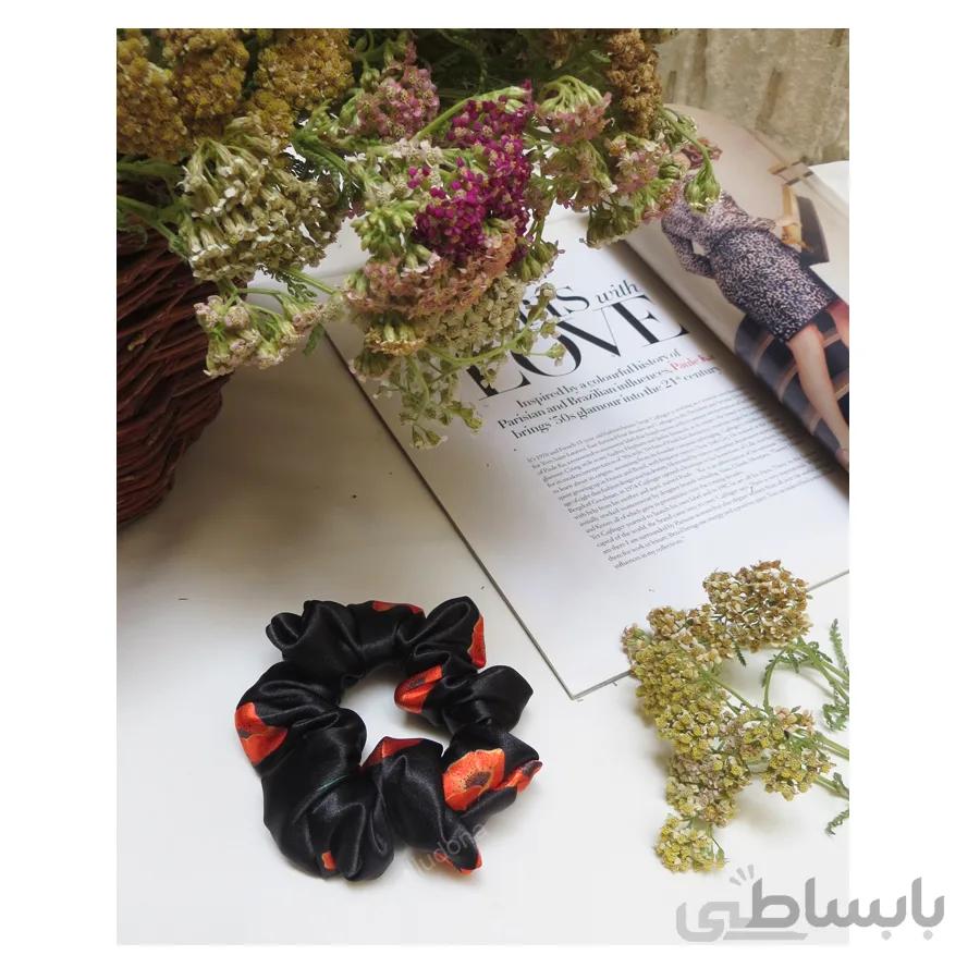 اسکرانچی طرح گل شقایق