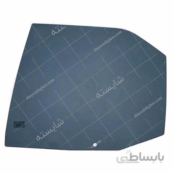 شیشه درب عقب چپ پژو پارس دودی